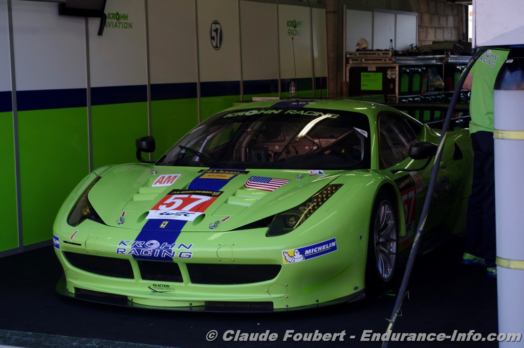 En grøn bil - Krohn Racing? Ja
(Foto: Claude Foubert - Endurance-Info.com)
